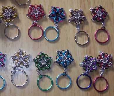 Patchwork Star Keychain Kit