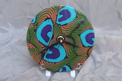 Peacock Clock