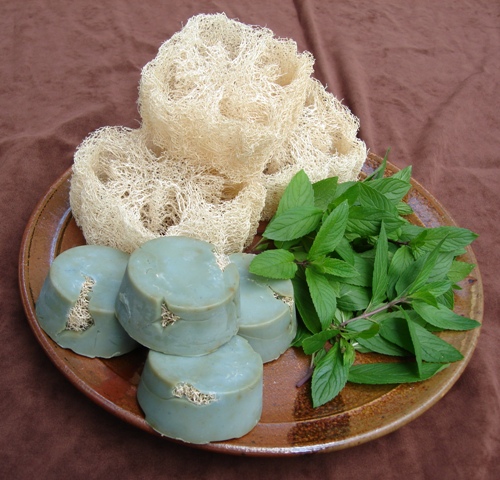 Eufahmint Eucalyptus Loofah Mint Soap